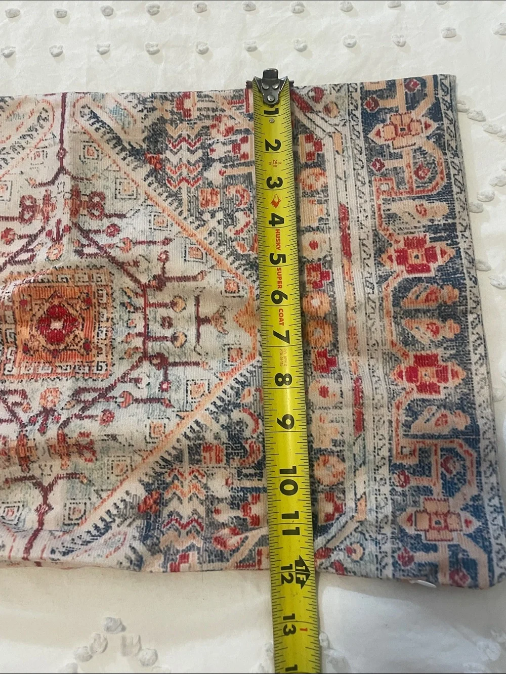Boho Throw Pillow Covers 12x20 inch Set of 2,Boho Vintage Carpet Pattern nwot